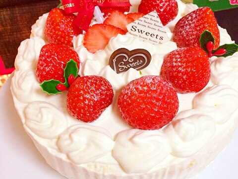 デコレーションケーキはやっぱりイチゴだょ レシピ 作り方 By 食いしん坊ともりん 楽天レシピ デコレーションケーキはやっぱりイチゴだょ レシピ 作り方 By 食いしん坊ともりん 楽天レシピ
